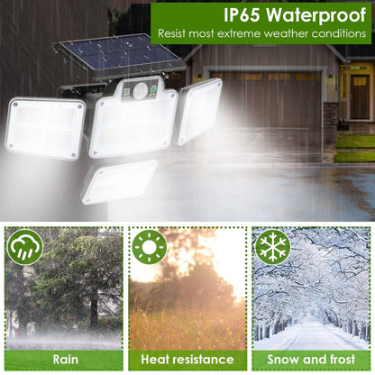 216 LEDs  Solar Outdoor Light Motion Sensor Security Wireless Lamp