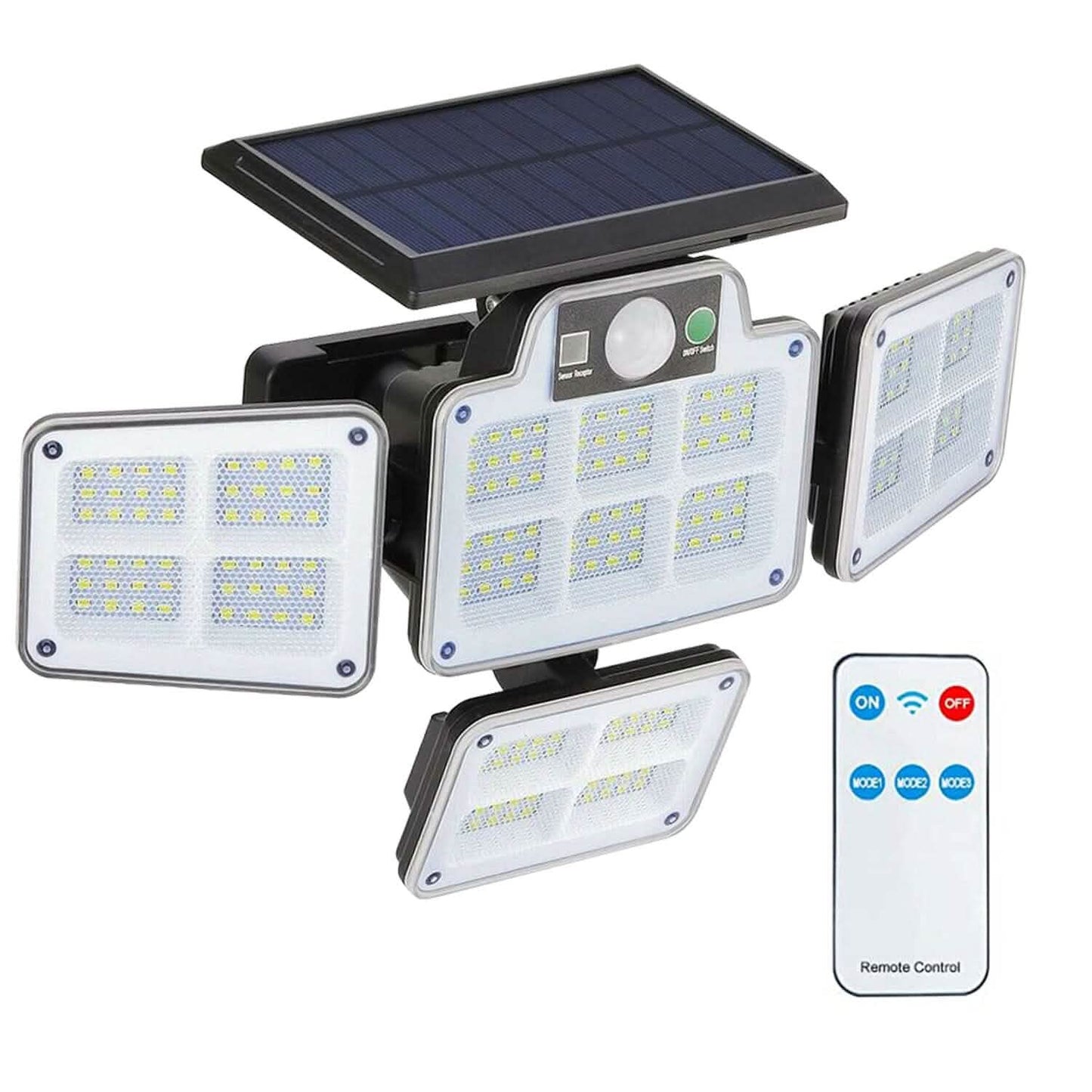 216 LEDs  Solar Outdoor Light Motion Sensor Security Wireless Lamp