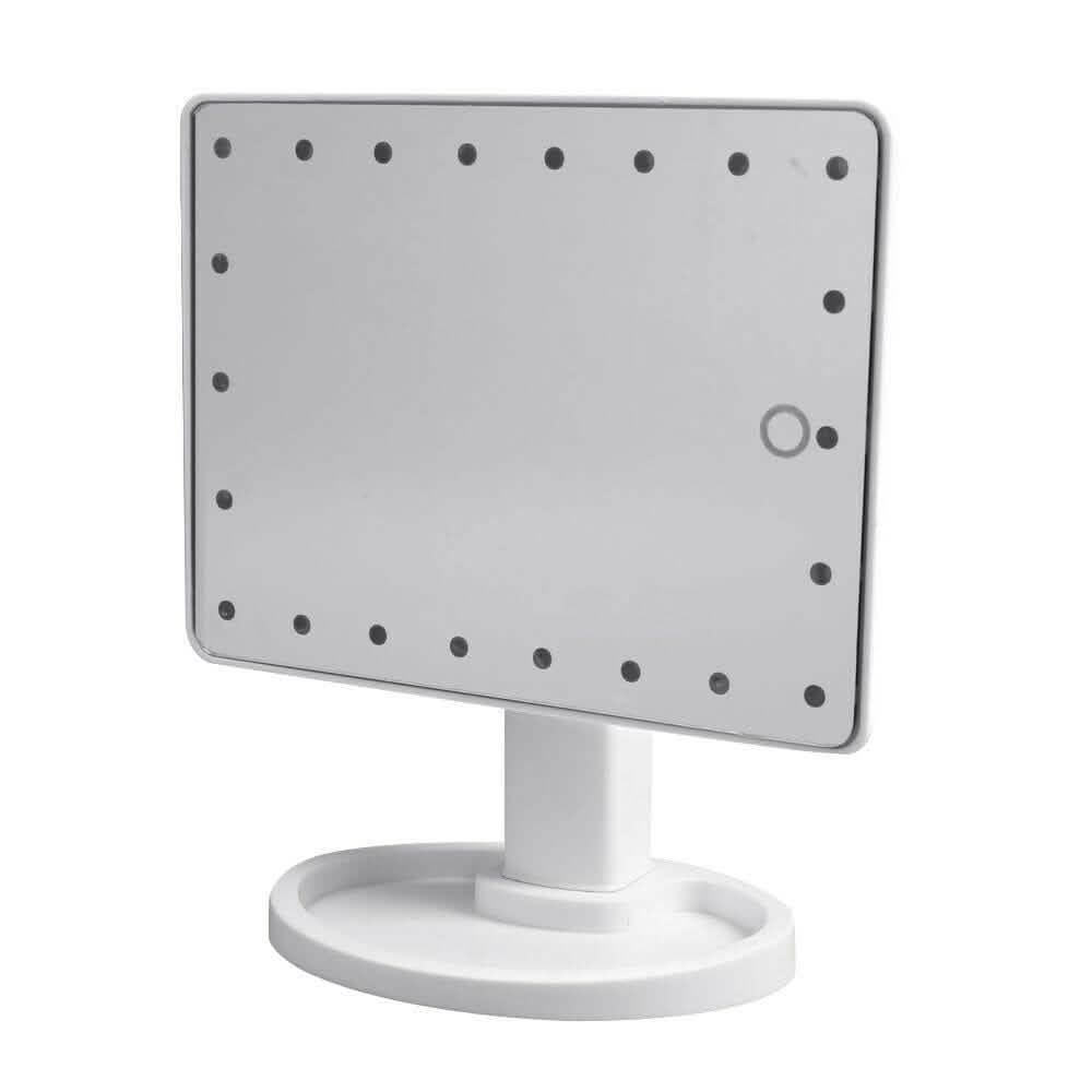 22 LED Touch Screen Desktop Stand Mirror