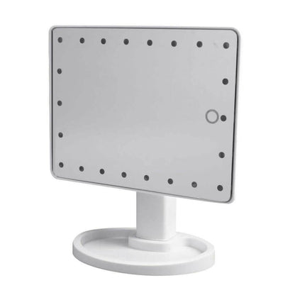 22 LED Touch Screen Desktop Stand Mirror