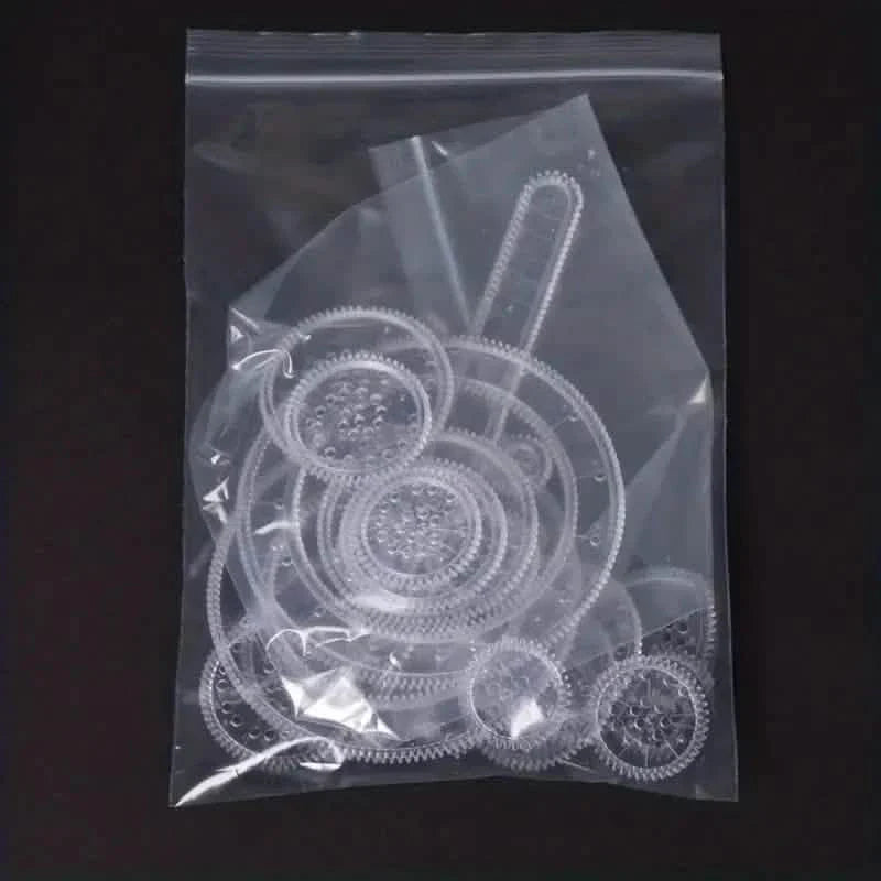 22-Pieces: Transparent Magic Template to Create Stunning Spiral Diagrams