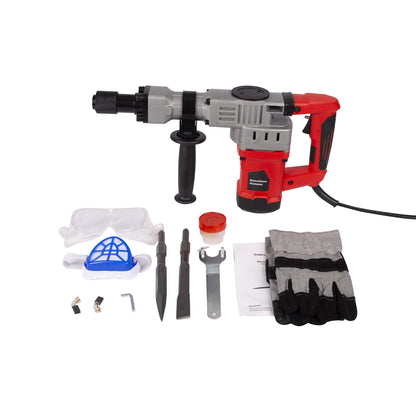 2200W Electric Demolition Jack Hammer Concrete Breaker Power Tool