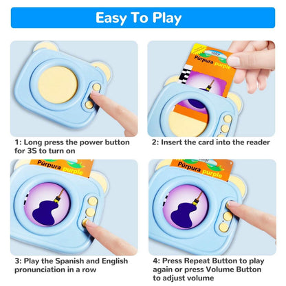 224 Sight Words Spanish and English Bilingual Talking Flash Cards