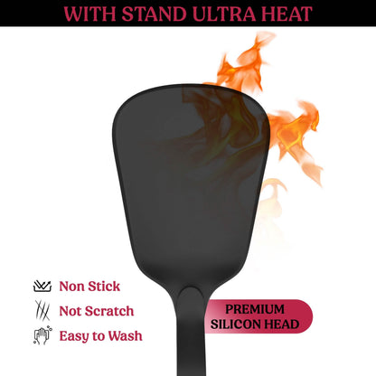 23-Piece: Lux Decor Collection Stainless Steel Nylon Cooking Utensils Set