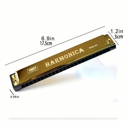 24 Hole Harmonica Mouth Metal Organ