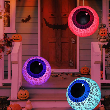 24-Inch Halloween Inflatable Ghost Eyeball Decor