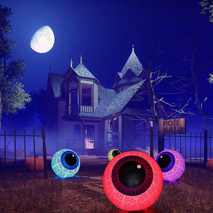 24-Inch Halloween Inflatable Ghost Eyeball Decor