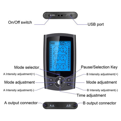 24 Modes Muscle Stimulator for Pain Relief Therapy