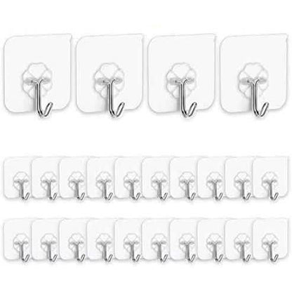 24-Pack: Adhesive Hooks Kitchen Wall Hooks