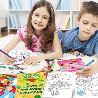 24-Pack: Small Coloring Books For Kids Ages 4-12