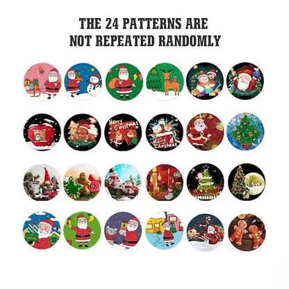 24 Patterns Christmas Flashlight Projection Lamp