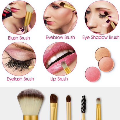 24-Piece: Makeup Brushes Set