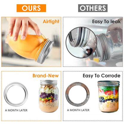 24-Piece: Regular Mouth Canning Jar