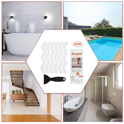 24-Piece: Safe Tub Strips Adhesive Non-Slip Shower Stickers Set