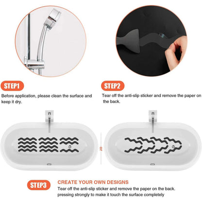24-Piece: Safe Tub Strips Adhesive Non-Slip Shower Stickers Set