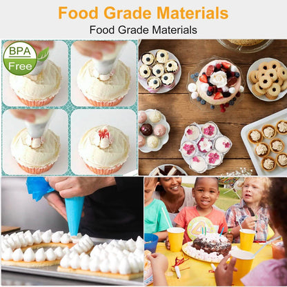 24-Piece: Stainless Steel Cake Decorating Supplies Kit