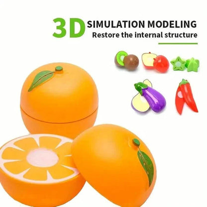 24-Pieces: Fun Food Cutting, Fruit and Vegetable Toys