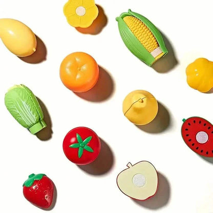 24-Pieces: Fun Food Cutting, Fruit and Vegetable Toys