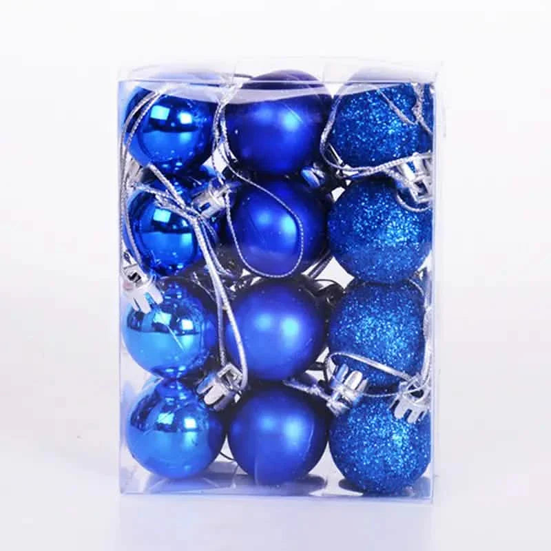 24-Pieces: Sparkling Christmas Balls