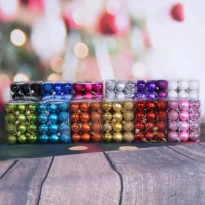 24-Pieces: Sparkling Christmas Balls