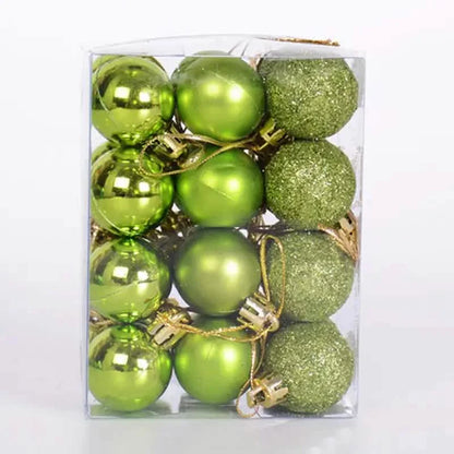 24-Pieces: Sparkling Christmas Balls