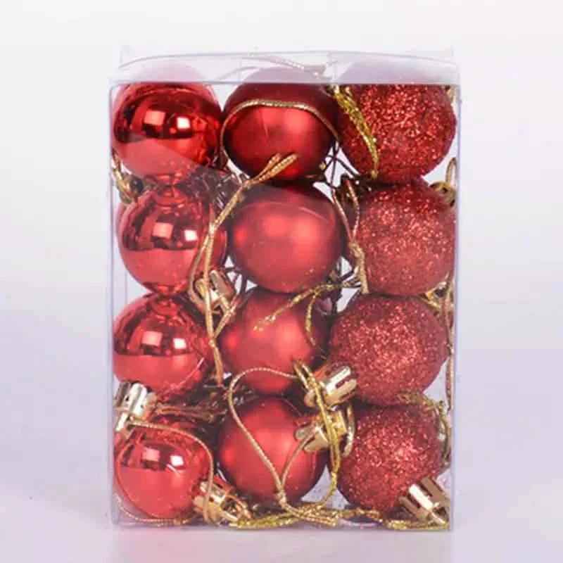 24-Pieces: Sparkling Christmas Balls