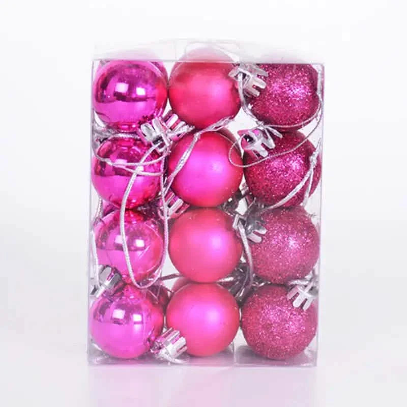 24-Pieces: Sparkling Christmas Balls