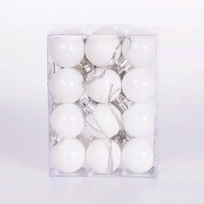 24-Pieces: Sparkling Christmas Balls