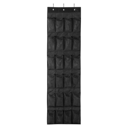 24 Pockets Over the Door Shoe Rack