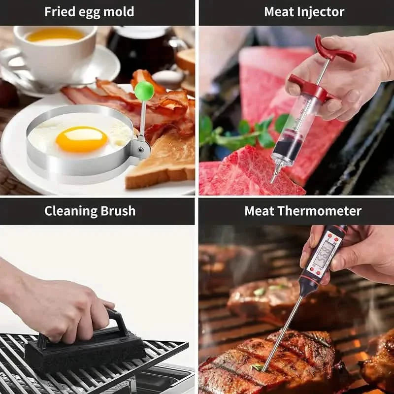 245-Piece Set: Griddle Spatula Kit with Storage Bag