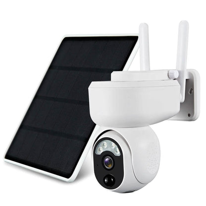 2.4G Wifi Solar Wireless 1080P Surveillance Camera with Flood Light Night Vision