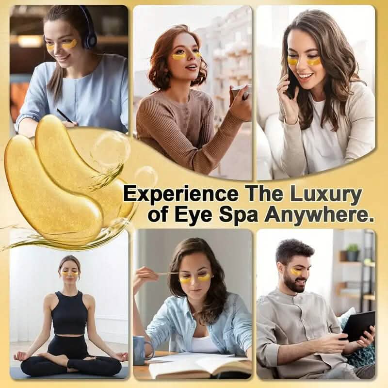 25-Pairs: 24K Gold Eye Mask