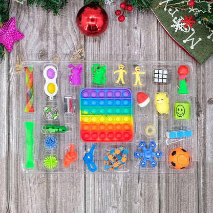 25-Piece: Christmas Advent Fidget Toy Calendar