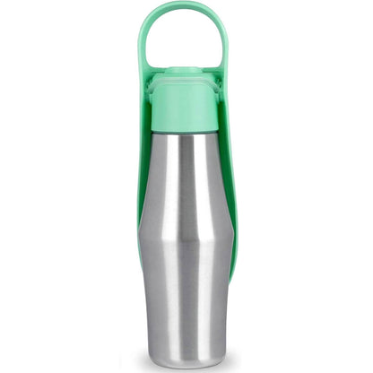 25oz Portable Dog Stainless Steel Water Dispenser Leak Proof Design