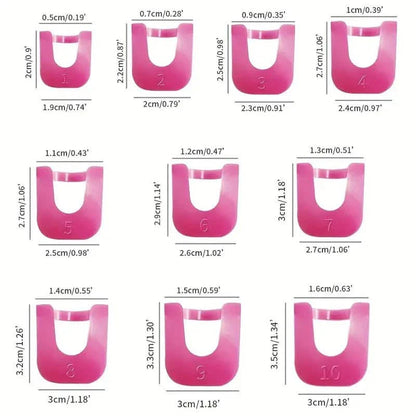 26-Pieces U Curve Shape 10 Sizes Nail Protector