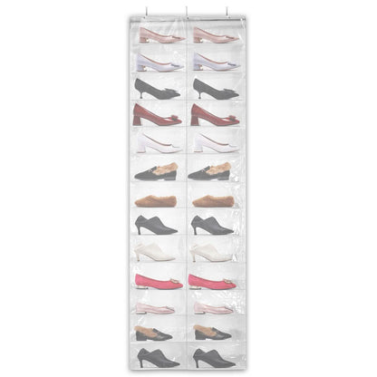 26 Pockets Over the Door Shoe Rack