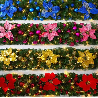 2.7 Meter Christmas Rattan Garland Decorative