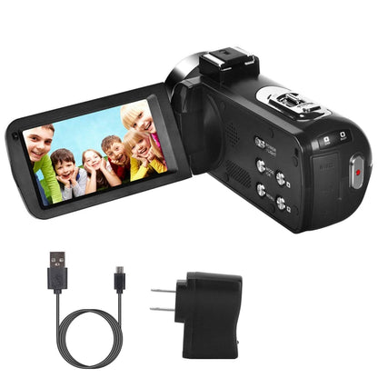 2.7K Camcorder 42MP 18x Zoom Digital Video Camera with 270° Rotating IPS Screen