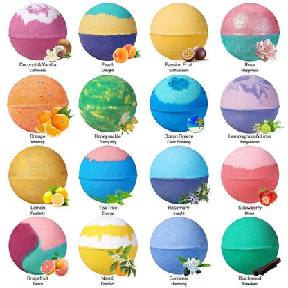 28-Piece: Bath Bombs and Bubble Bars Set