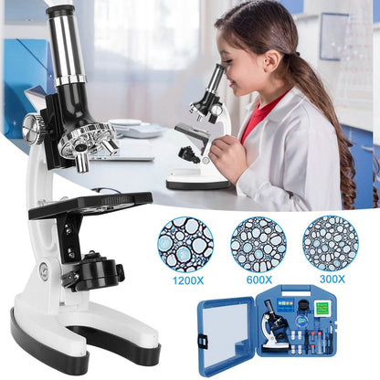 28-Pieces: Kid Microscope Set Experimental Observation Monocular