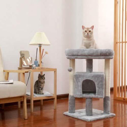 28.4" Cat Tree for Indoor Cats Tower