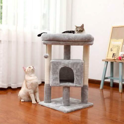 28.4" Cat Tree for Indoor Cats Tower
