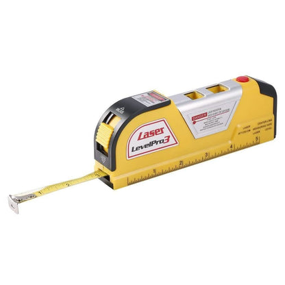 Measuring Tape with Horizontal Laser Line