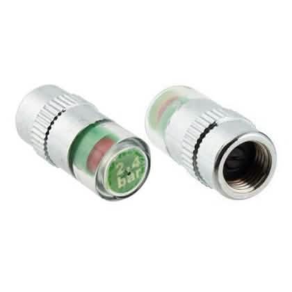 4-Pack: Tire Valve Stem Caps Pressure Monitor