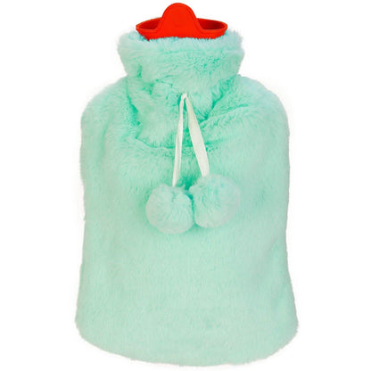 2L Hot Water Bottle with Plush Cover