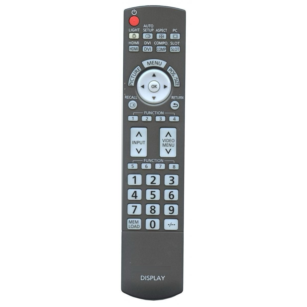 Panasonic N2QAYB000689 Monitor Remote Control