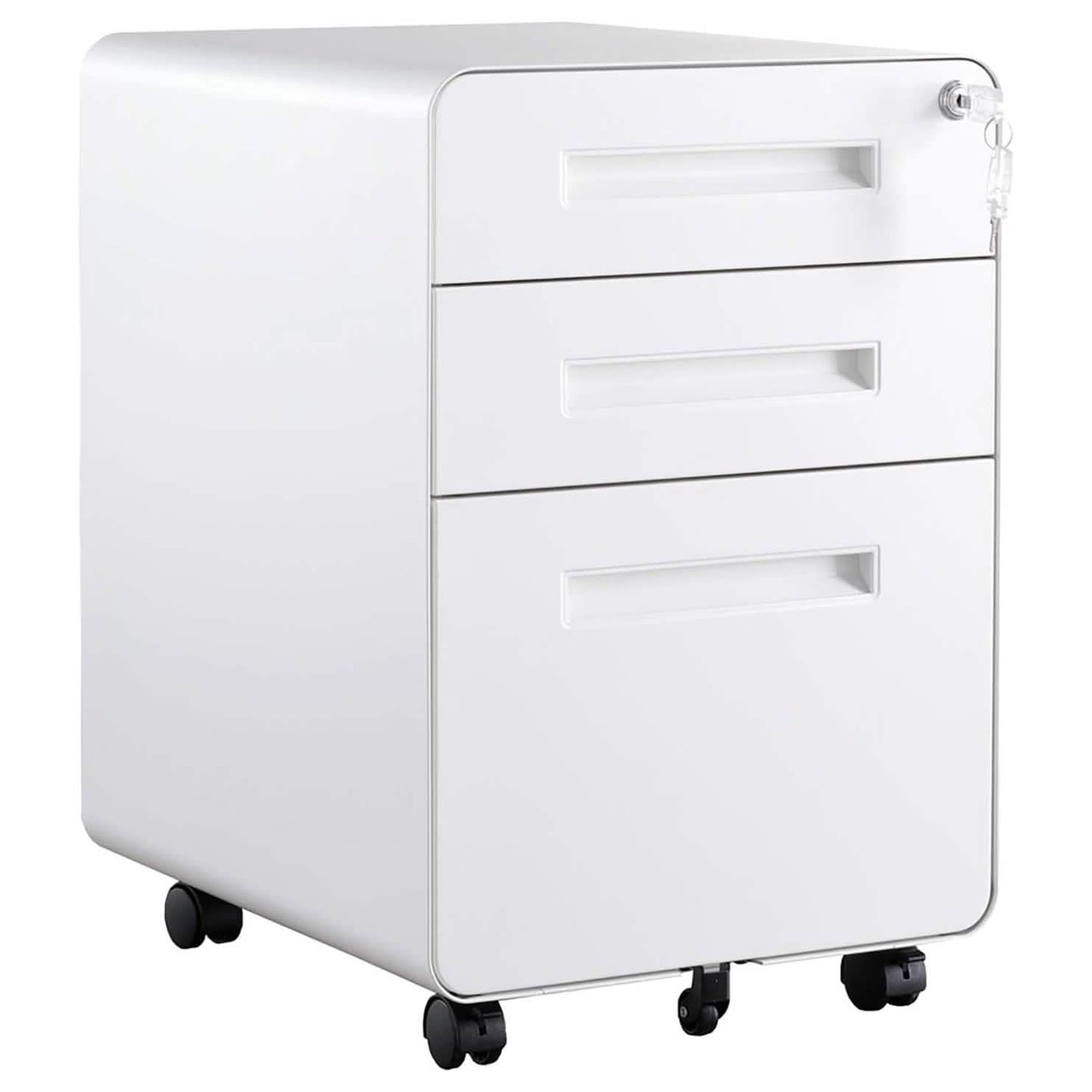3 Drawer Rolling File Cabinet