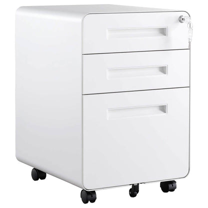 3 Drawer Rolling File Cabinet