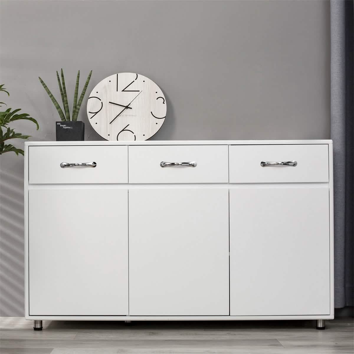 3 Drawer Sideboard Buffet Storage Cabinet
