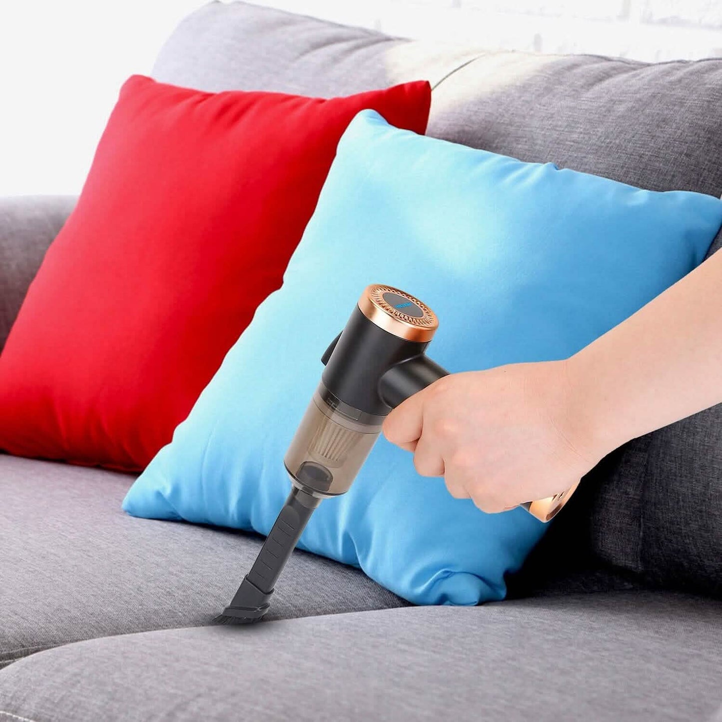 3-in-1 120W Portable Reachable Vacuum with Brush Nozzle